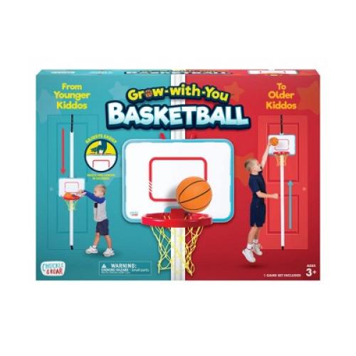 Chuckle & Roar Grow-with-You Toy Basketball Set