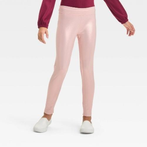 Size XXL Girls' Metallic Leggings - Cat & Jack ? Pink