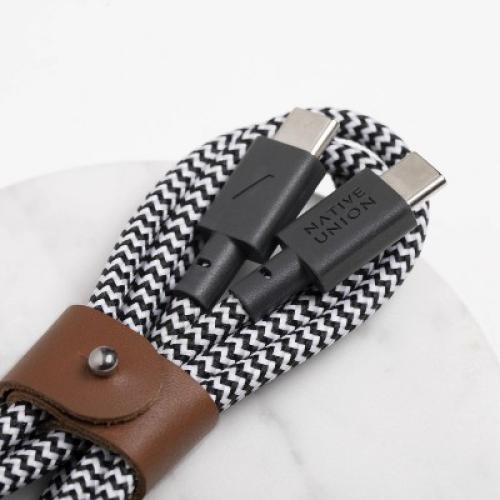 Native Union 4' USB-C Belt Cable - Zebra