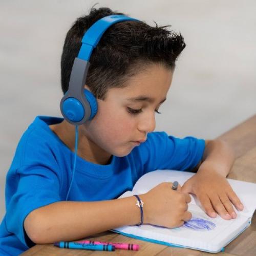 JLab JBuddies Folding Gen 2 Kids Headphones - Blue/Gray