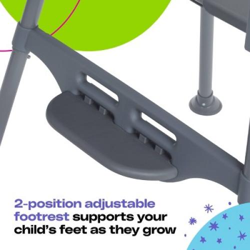 Cosco Kids' Canteen High Chair - Mono Gray