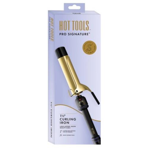 Hot Tools Pro Signature Gold Curling Iron - 1.5
