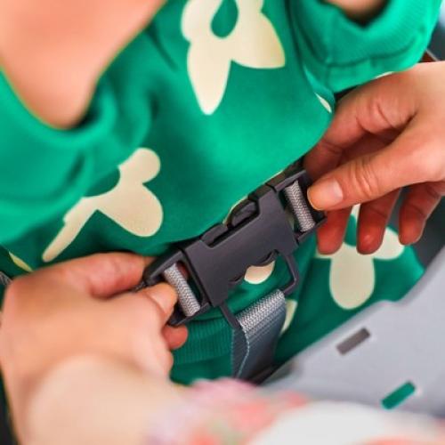 Cosco Kids' Canteen High Chair - Mono Gray