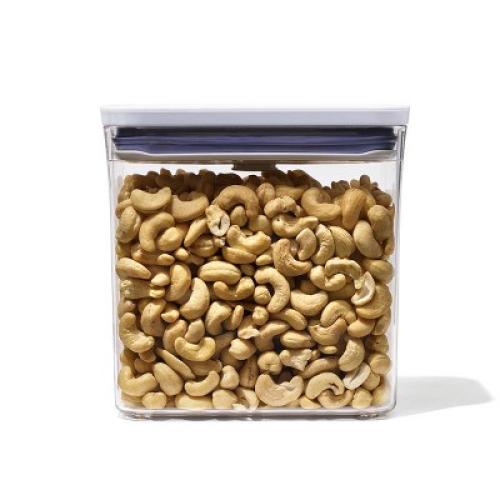 OXO POP 1.7qt Plastic Rectangle Tall Airtight Food Storage Container Clear