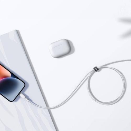 Anker 10' Braided Lightning to USB-A Charging Cable - White