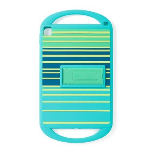 Komar Kids Blue/Green Stripes Kids' iPad Case w/Stand