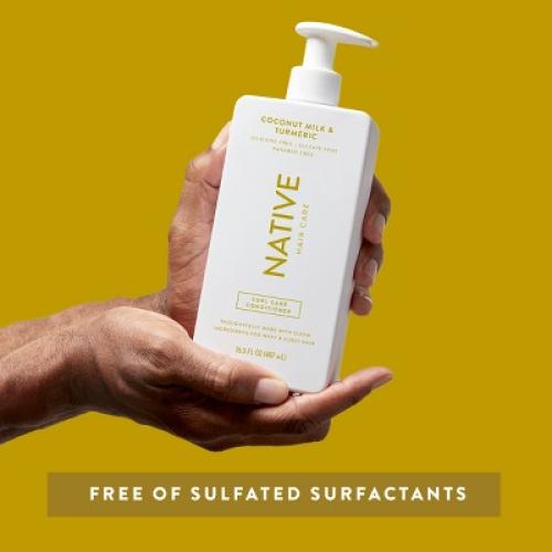 2 conditioner Native Coconut Milk & Turmeric Curl Care Conditioner Sulfate, Paraben, and Silicone Free - 16.5 fl oz