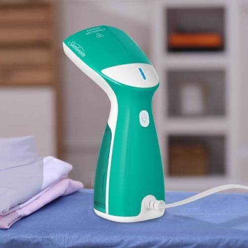 Sunbeam 1000W Compact Handheld Steamer with Brush Attachment