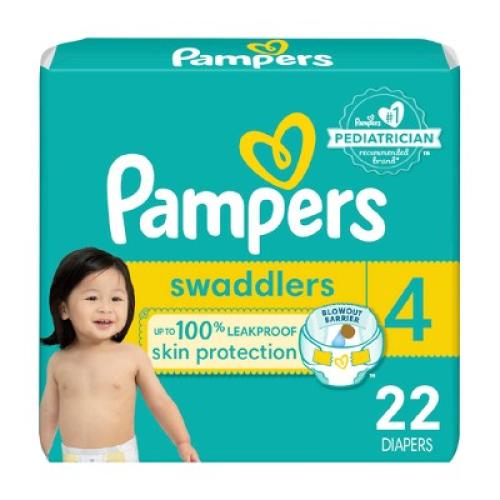 Pampers Swaddlers Soft Sensitive Skin Baby Diapers - 22ct