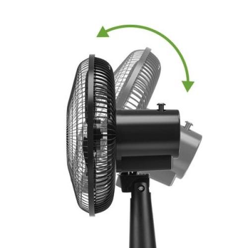 Holmes 12 Oscillating 3 Speed Adjustable Table Fan with Push Button Controls