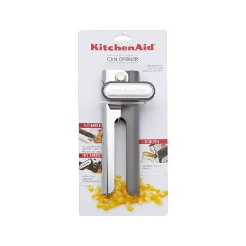 KitchenAid No Mess Can Opener Matte Gray