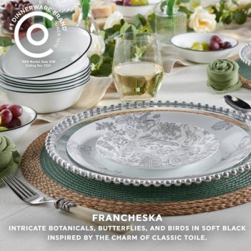 Corelle 16pc Francheska Dinnerware Set