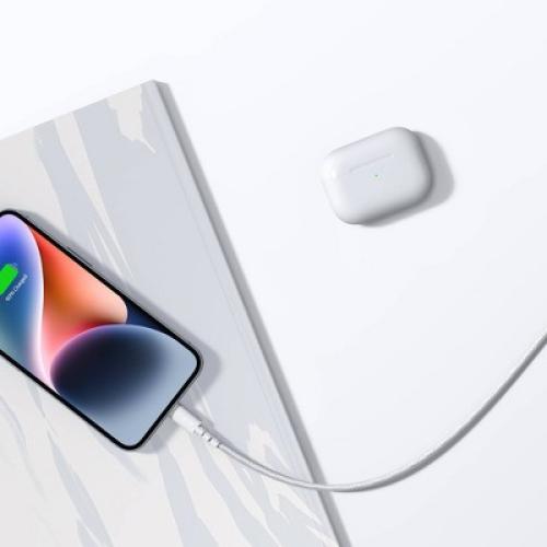 Anker 3' Braided Lightning to USB-A Charging Cable - White