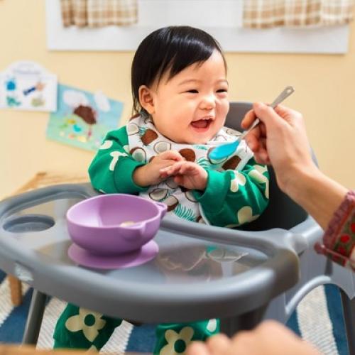 Cosco Kids' Canteen High Chair - Mono Gray