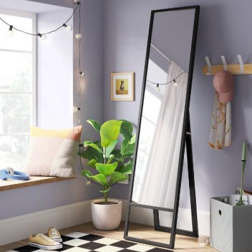 14x58 Easel Mirror Black - Room Essentials™
