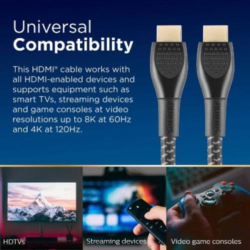 Philips Size 10ft Premium 8K HDMI Cable