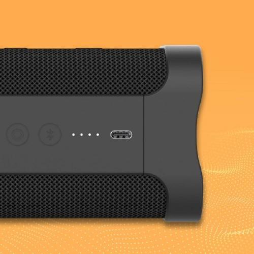 Skullcandy Terrain Wireless Bluetooth Speaker - IPX7 Waterproof Portable Speaker, 14 Hour Battery, Nylon Wrist Wrap, & True Wireless Stereo