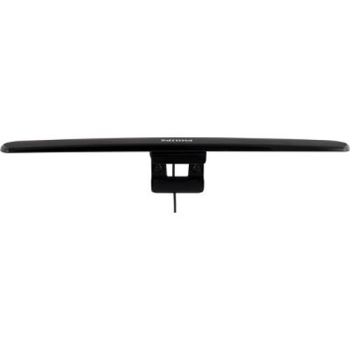 Philips Hover HD Amplifed Indoor TV Antenna, Mount to TV - Black