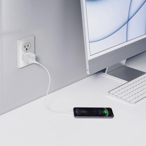 2 Anker 20W Ultra Small Charger - White   USB-C TO USB-C 10FT cable