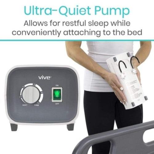 Vive Alternating Air Pressure Mattress Pad - The Original Bed Sore Prevention Solution - Hospital & Home Mattress Topper
