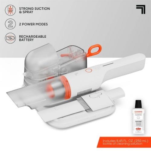 Sharper Image Combo Clean Go 01 Cordless Wet and Dry Handheld Vacuum White❗MAY HAVE MISSING PIECES/NEEDS CLEANING❗