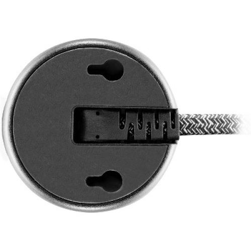 GE 2 USB-A 2 USB-C 2 Outlet Desktop Charging Station 5' Cord Black