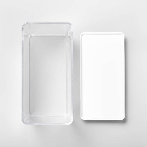 8W X 4D X 8H Plastic Food Storage Container Clear - Brightroom™