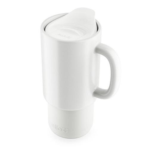 Ello Commute 18oz Ceramic Travel Mug White