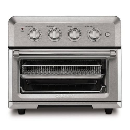 Cuisinart Air Fryer Toaster Oven Stainless Steel CTOA-122: 1800W, Convection Bake, Broiler, Cool Touch