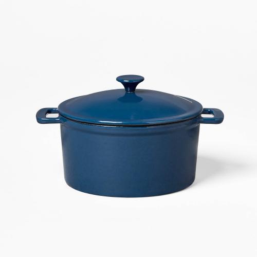 0.5qt Mini Dutch Oven Navy Blue - Figmint™