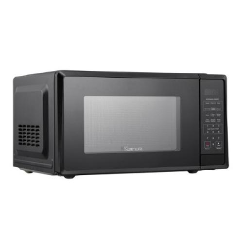 Kenmore 1.1 cu-ft Black Microwave - Black - with dents