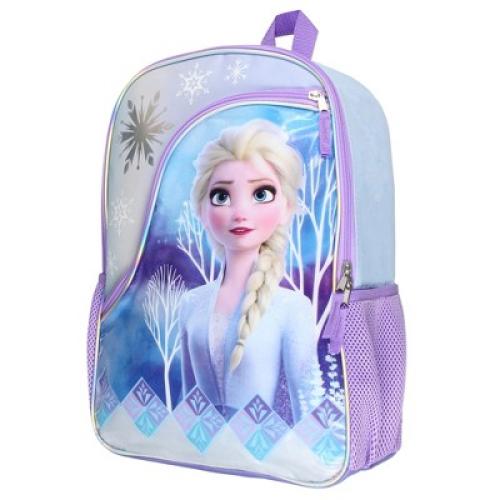 Disney Frozen Elsa 16 Girls Bag School Travel Backpack With Reflective Designs