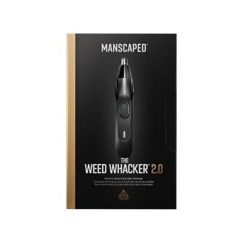 MANSCAPED The Weed Whacker 2.0 Ear & Nose Hair Trimmer, SkinSafe Electric Clippers, Rechargeable Battery Shaver