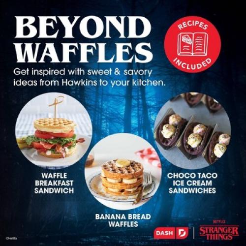 Netflix Stranger Things Dash Mini Waffle Maker ‼️has stains and possible broken or missing pieces ‼️