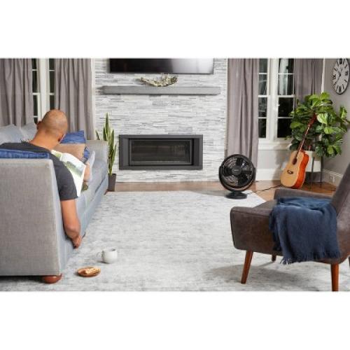 Honeywell HF710 Turbo Force Oscillating Floor Fan Black