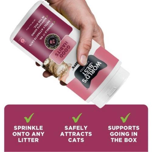 World's Best Good Habits Boosters Cat Litter Additives - 18oz