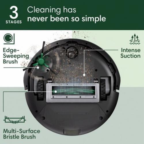 iRobot Roomba 105 Vacuum - Easy-to-Use, Intense Power-Lifting Suction, LiDAR Navigation, Multi-Surface Cleaning, Cleans in Neat Rows, Self-Charging
