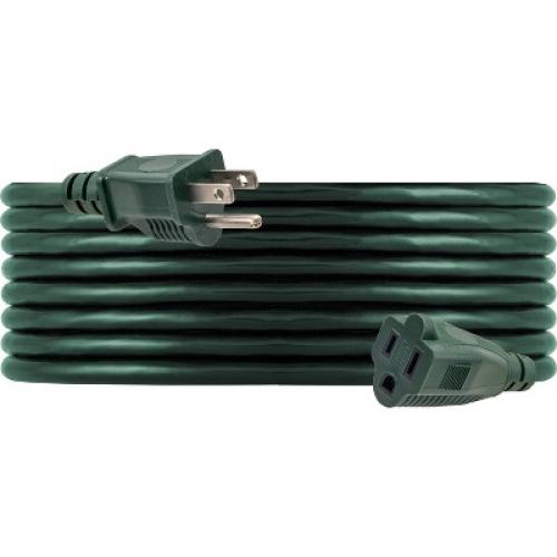 GE 1-Outlet Grounded Extension Cord Outdoor 16AWG 20' Green