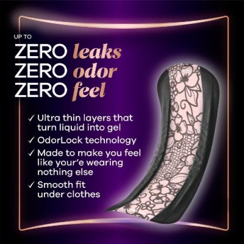 Always Discreet Boutique 5 Drops Incontinence Pads - Heavy - Long Length - 84ct