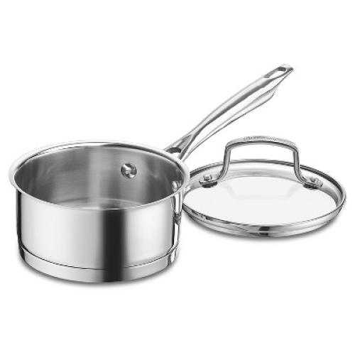 Cuisinart Professional Series 1qt Stainless Steel Saucepan with Cover - 8919-14