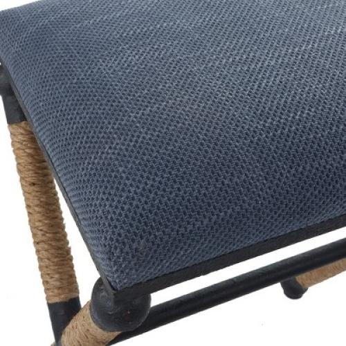 Uttermost Firth Rustic Navy Counter Stool
