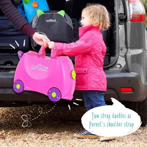 Trunki Kids' Ride-On Hardside Carry On Suitcase - Trixie