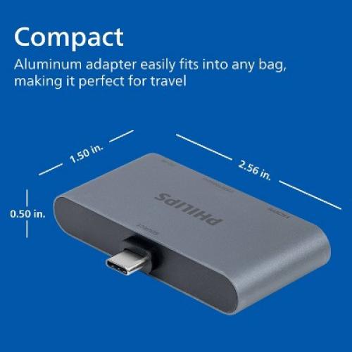 Philips USB-C & HDMI Hub with Power Delivery