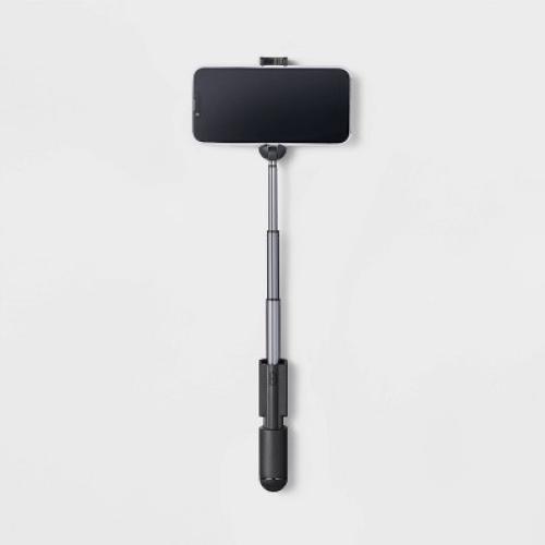 Selfie Stick - heyday™ Black: Camera Mount Clamp, Extends 6-21.5