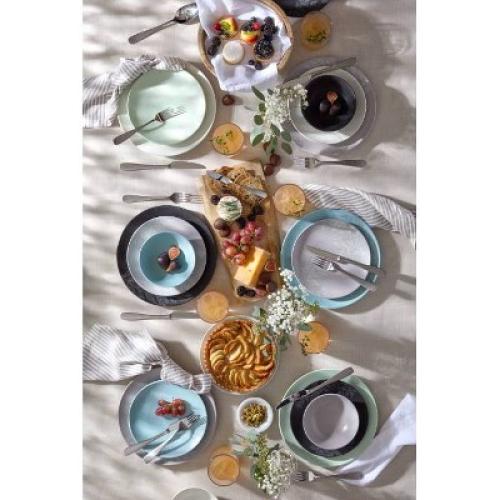 Oneida 45pc Ainsley Flatware Set: Stainless Steel Silverware, Service for 8, Dishwasher-Safe, Includes Serving Utensils