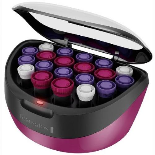 Remington Ionic Conditioning Hair Setter, 20 Velvet Hair Rollers, 6 Large (1¼”), 10 Medium (1), 4 Small (¾”), Blowout Style Hair Curlers