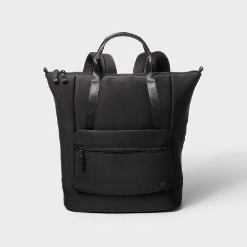 Faux Neoprene Tote Backpack - All in Motion Black