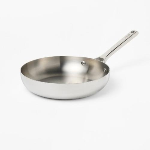 10 Uncoated Stainless Steel Frying Pan - Figmint™
