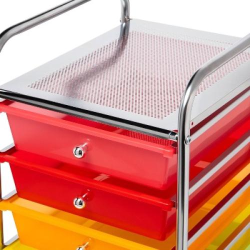10-Shelf Rolling Cart Rainbow - up&up™