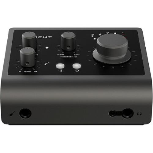 Black Audient iD4 MKII Desktop 2x2 USB Type-C Audio Interface